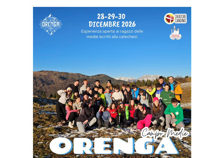 Orenga invernale MEDIE 2026 - 28/29/30 DICEMBRE