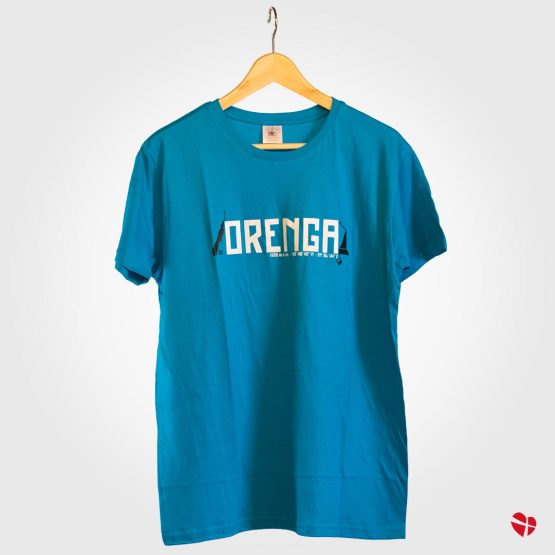 T Shirt azzurra Orenga